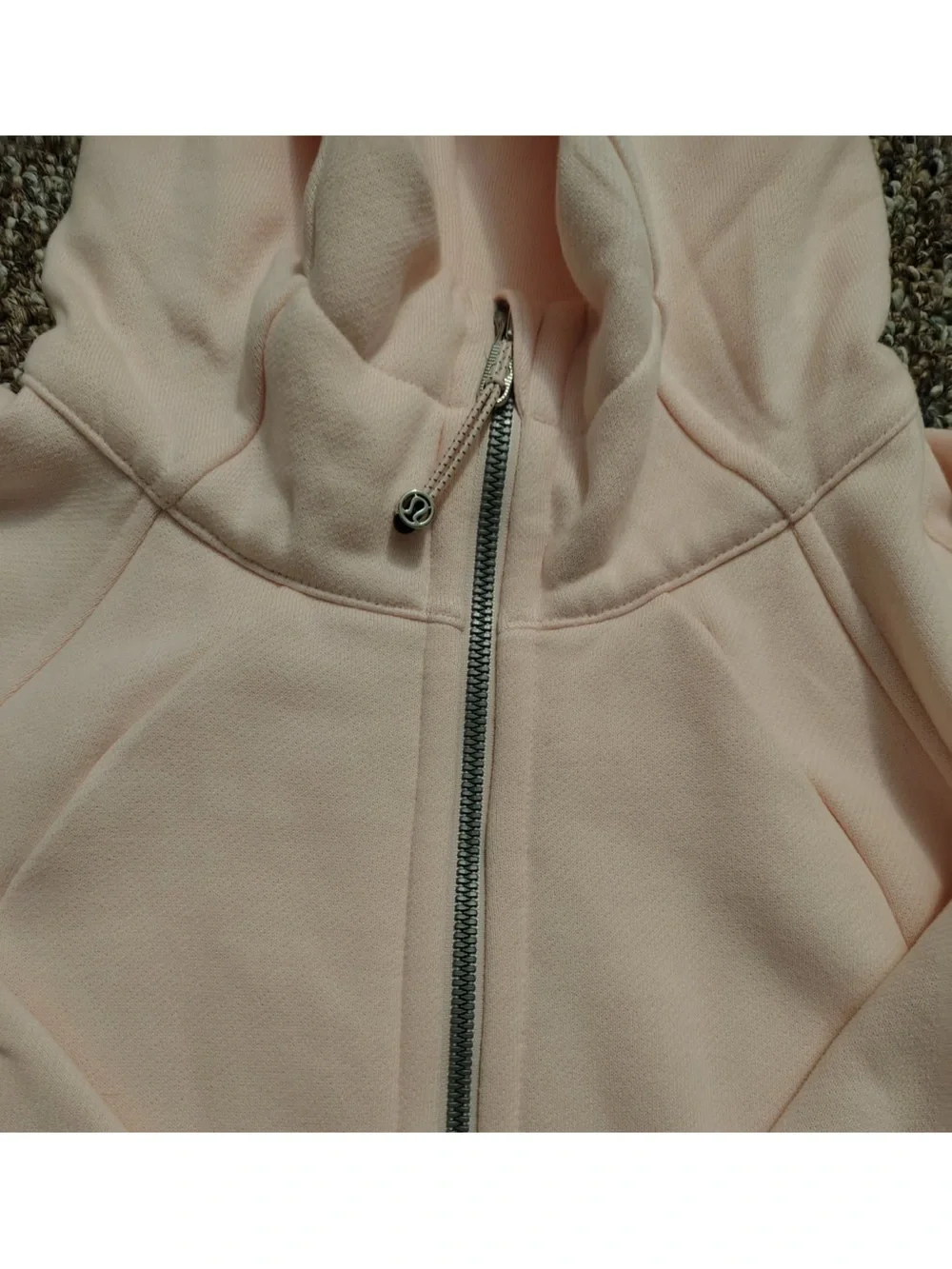 Lululemon Scuba Full-Zip Hoodie Strawberry Milkshake Size 10 New